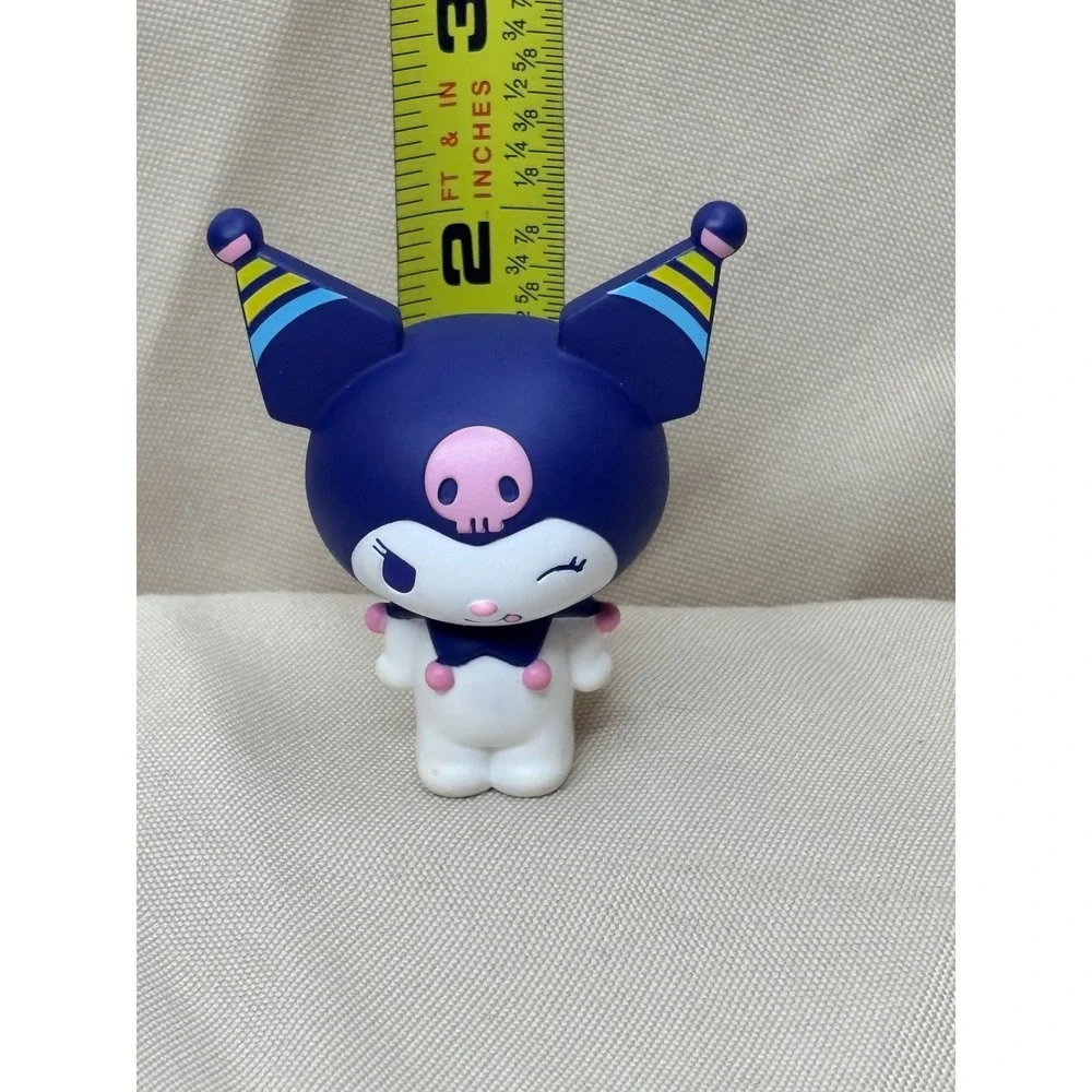 Sanrio Kuromi Jazwares Vinyl Figure Winking 2024 Blue White Pink 2.75 Inch Toy